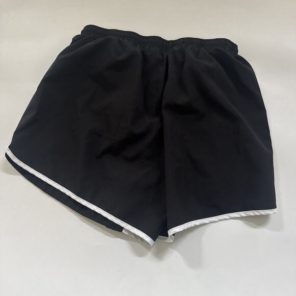 Nike Dri Fit Lined Running Shorts Black & White Girls XL Training Gym Workout - Picture 4 of 8